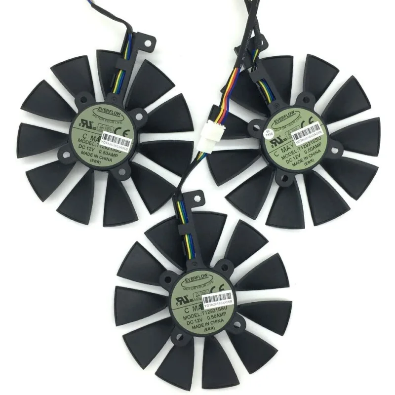 3шт/набор т 129215 су Вентилятор карты sm для Asus ROG Strix vega56 o8g Gaming