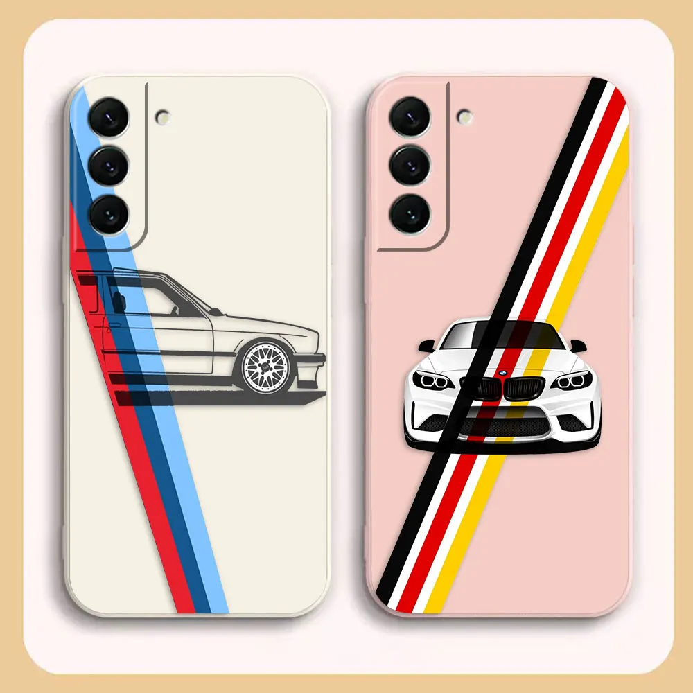 

Case For Samsung Galaxy S23 S22 S21 S20 FE S11 S11E S10 S10E S9 Ultra Plus 4G 5G Case Fundas The Blue Sky And White Clouds B-BMW
