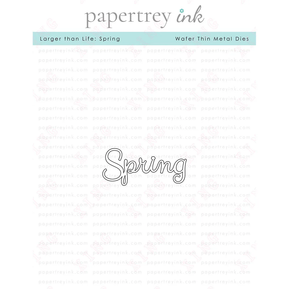 

New Metal Cutting Dies Scrapbook Decoration Embossing Molds Diy Greeting Card Handmade Craft Album Larger Than Life: Spring Die