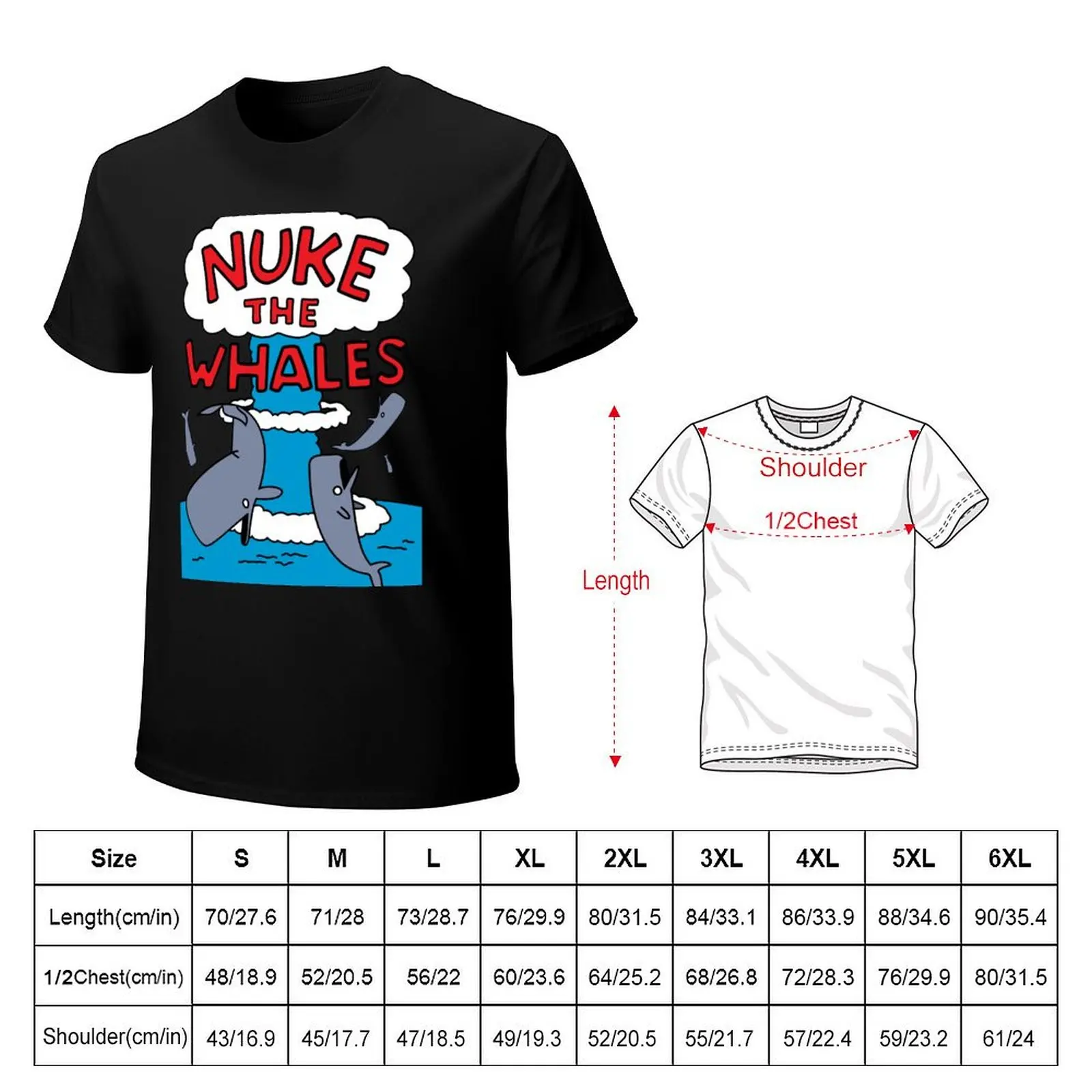 Фото Футболка Nuke The Whales с повседневным принтом №2