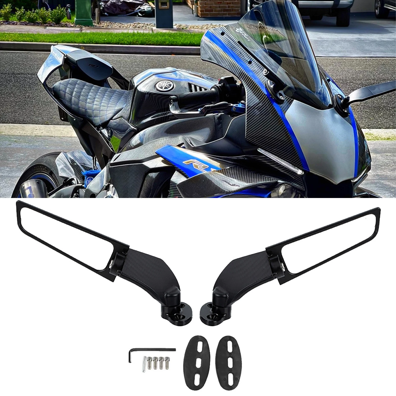 

Зеркала крыльев, зеркала крыльев, для мотоциклов N-max CBR650R/F CBR1000RR CBR500R CBR250RR зеркала крыльев