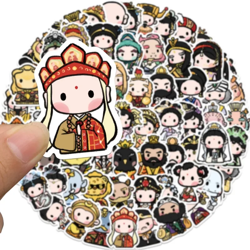 70 шт. наклейки Путешествие на Запад чемодан чашка с водой канцелярские