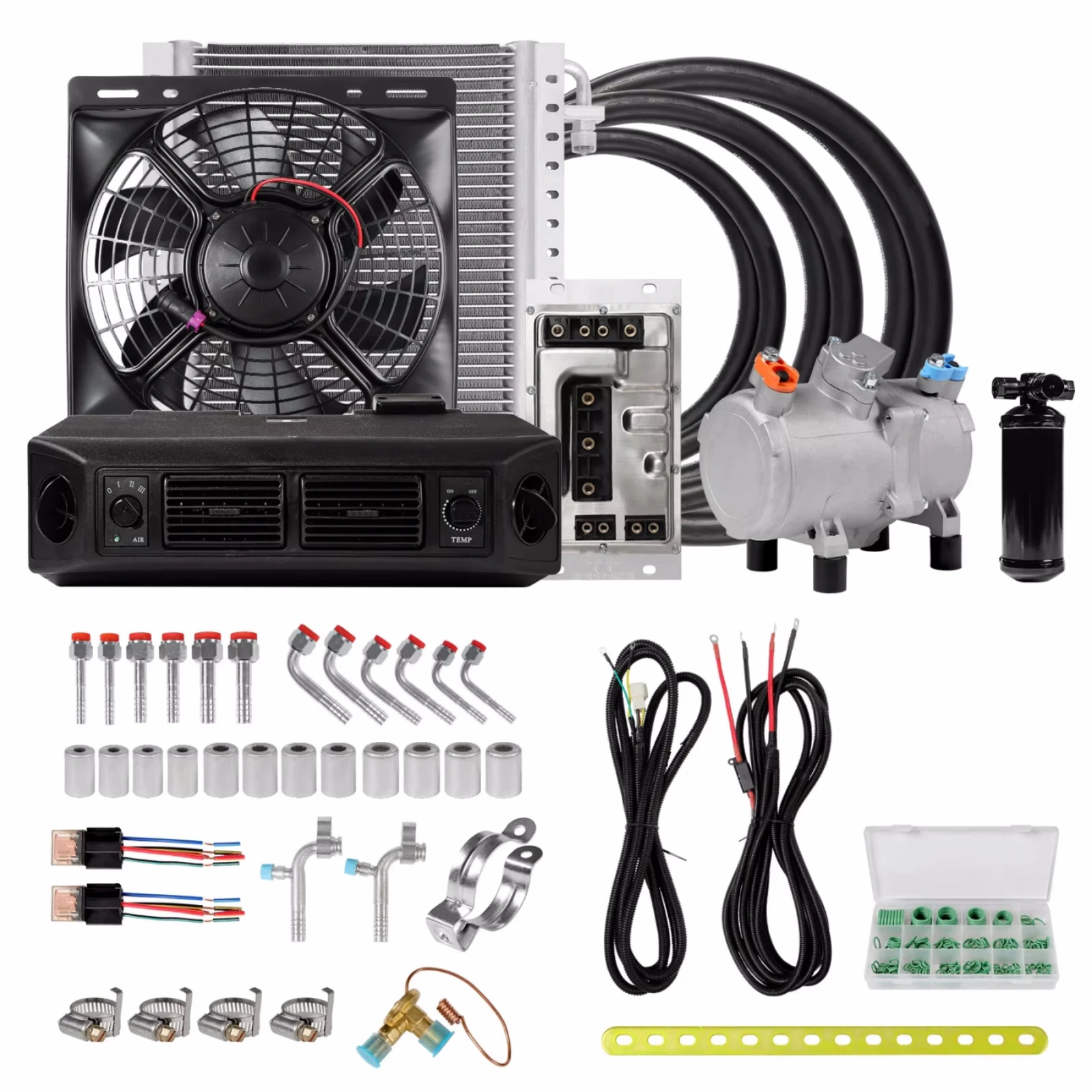 RV65F 12 В/24 В автомобильный универсальный электрический компрессор для