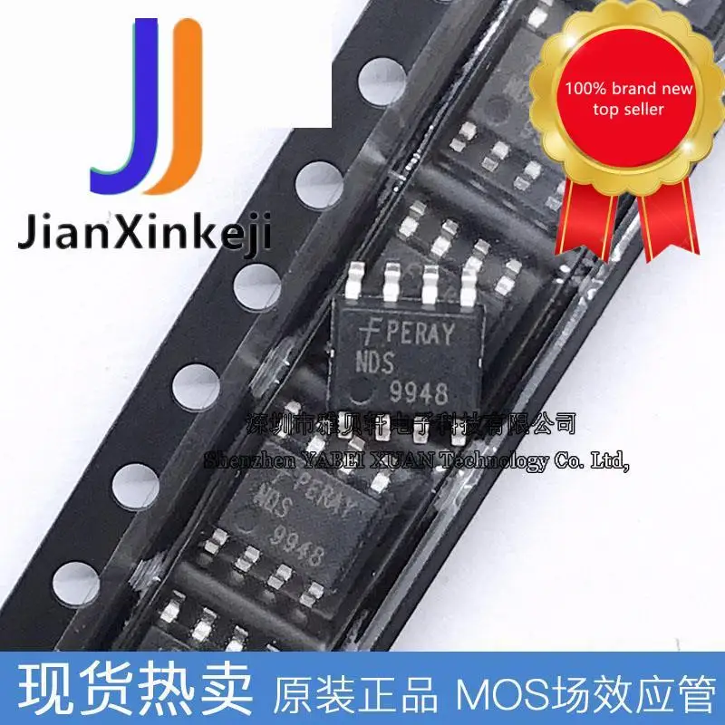 10 шт., 100% оригинальная новая фотография, два канала 60 в, 2,3 а SMD SOP8 NDS9948