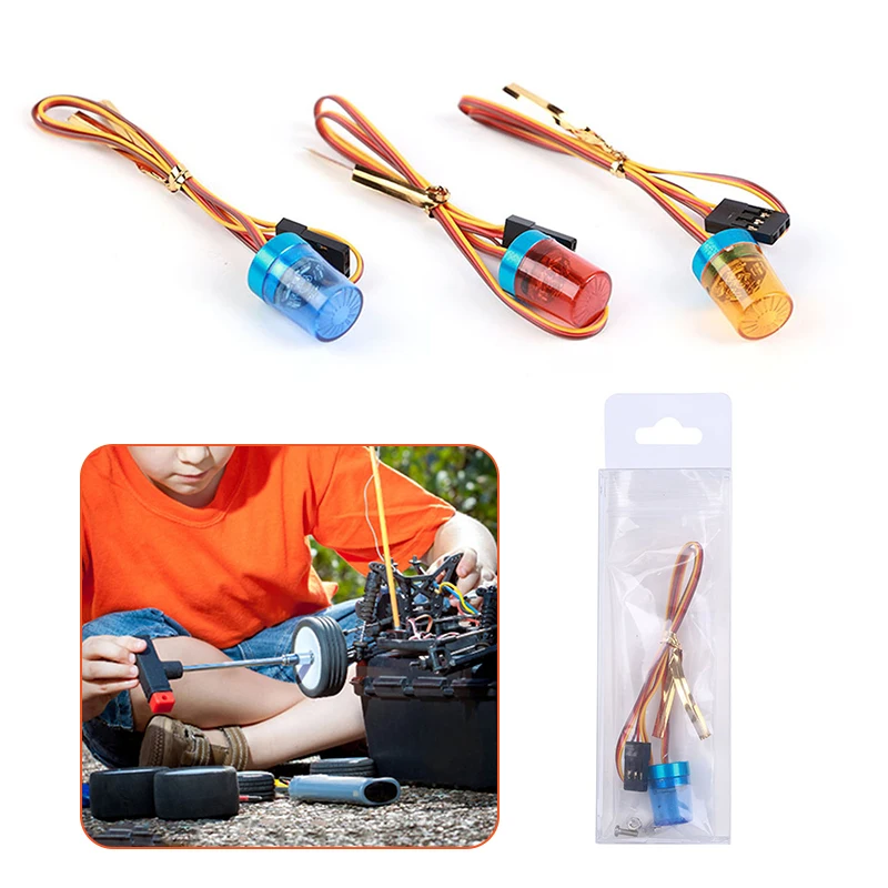 

Многофункциональная СВЕТОДИОДНАЯ вращаюсветодиодный яся мигающая лампа 4,8-6 в, аксессуары для 1/10 1/8 HSP TAMIYA CC01 Axial SCX10 D90 Truck