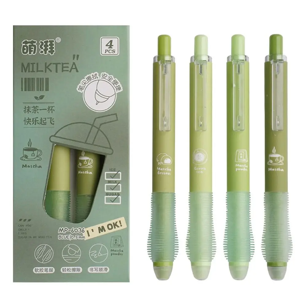 Эразируемые гелевые ручки 0,5 мм, набор из 4 штук ручки шариковые синие 12 штук matte 0 5 мм schiller