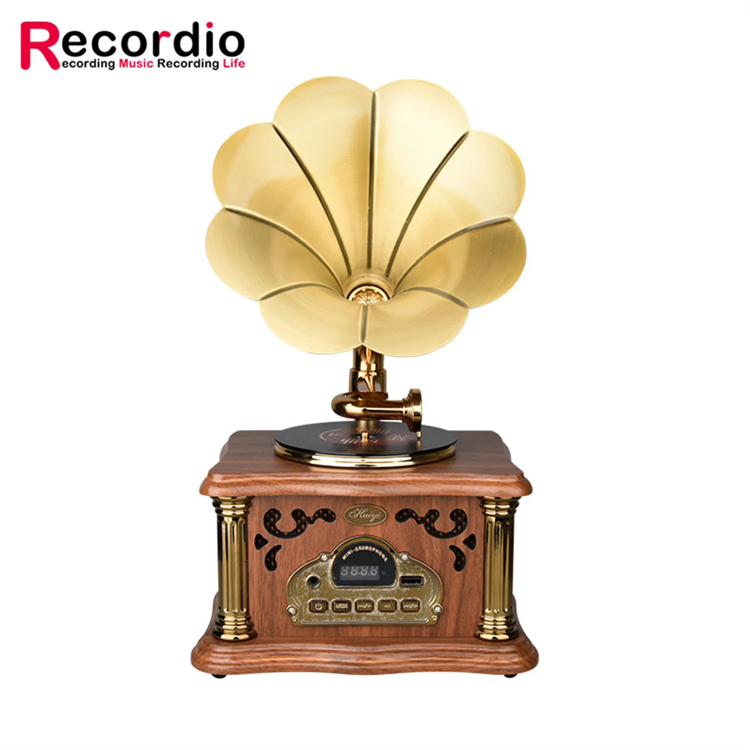 GAS-RD82 Лидер продаж ретро фонограф виниловая пластинка Bluetooth динамик мебельные