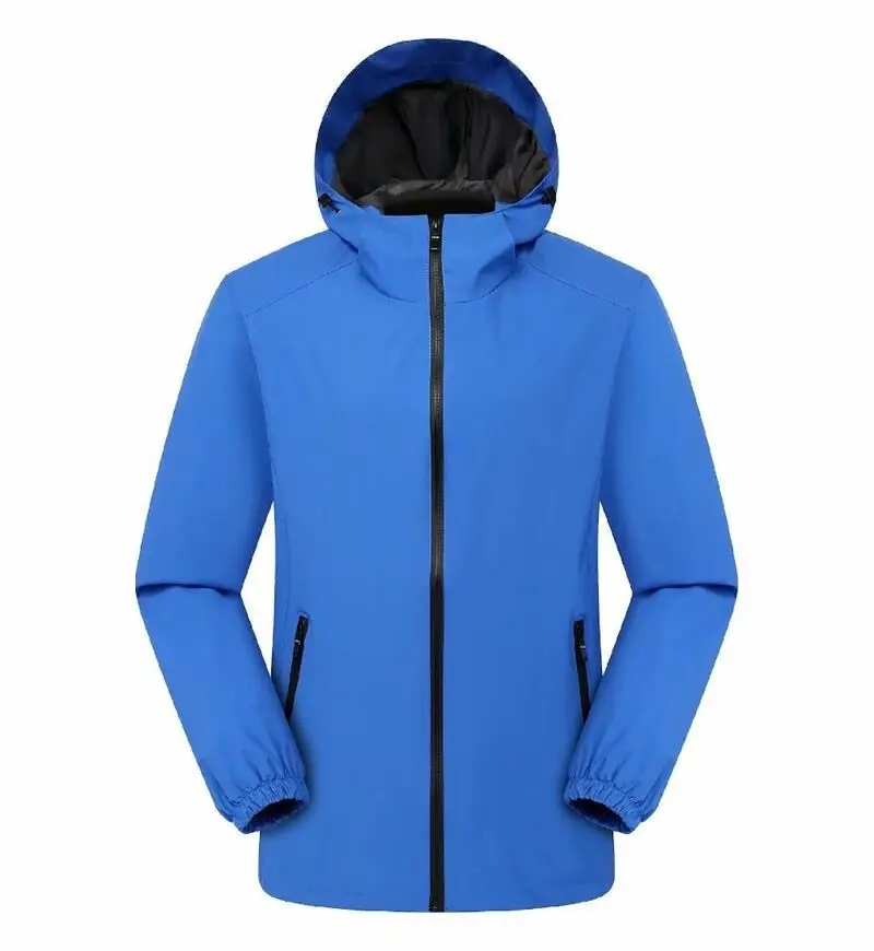 

Outdoor Jacket Men's And Women's Windproof Waterproof Breathable Solid Color Sportswear Coat Clothing Thin Spring