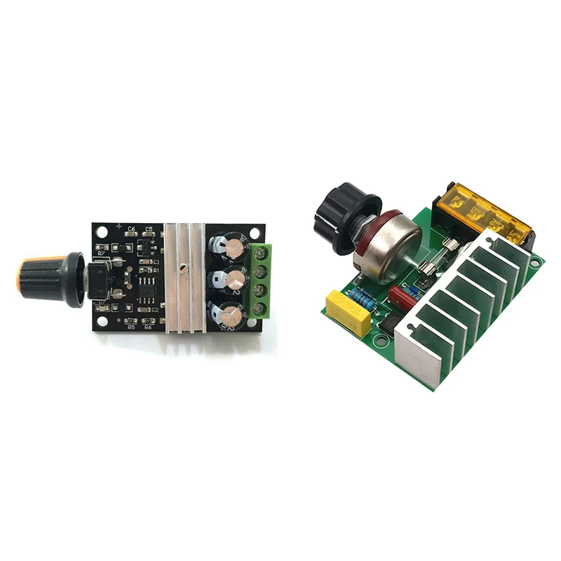 Регулятор скорости электродвигателя, постоянный ток 6 В, 12 В, 24 В, 28 В постоянного тока, 3 А, 80 Вт, ШИМ и 4000 Вт переменного тока, 220 В, регулятор напряжения, контроллер скорости электродвигателя