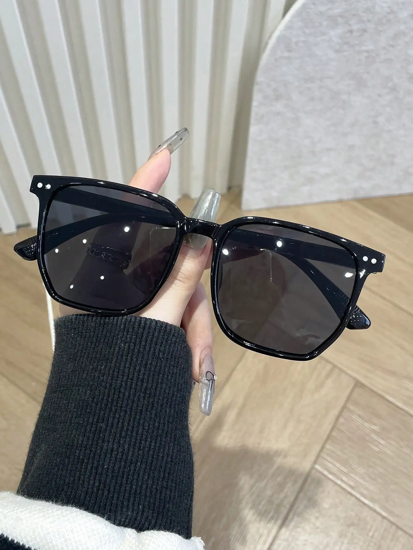 1 Шт. Винтажные Солнцезащитные Очки Унисекс В Стиле Бохо Разноцветные