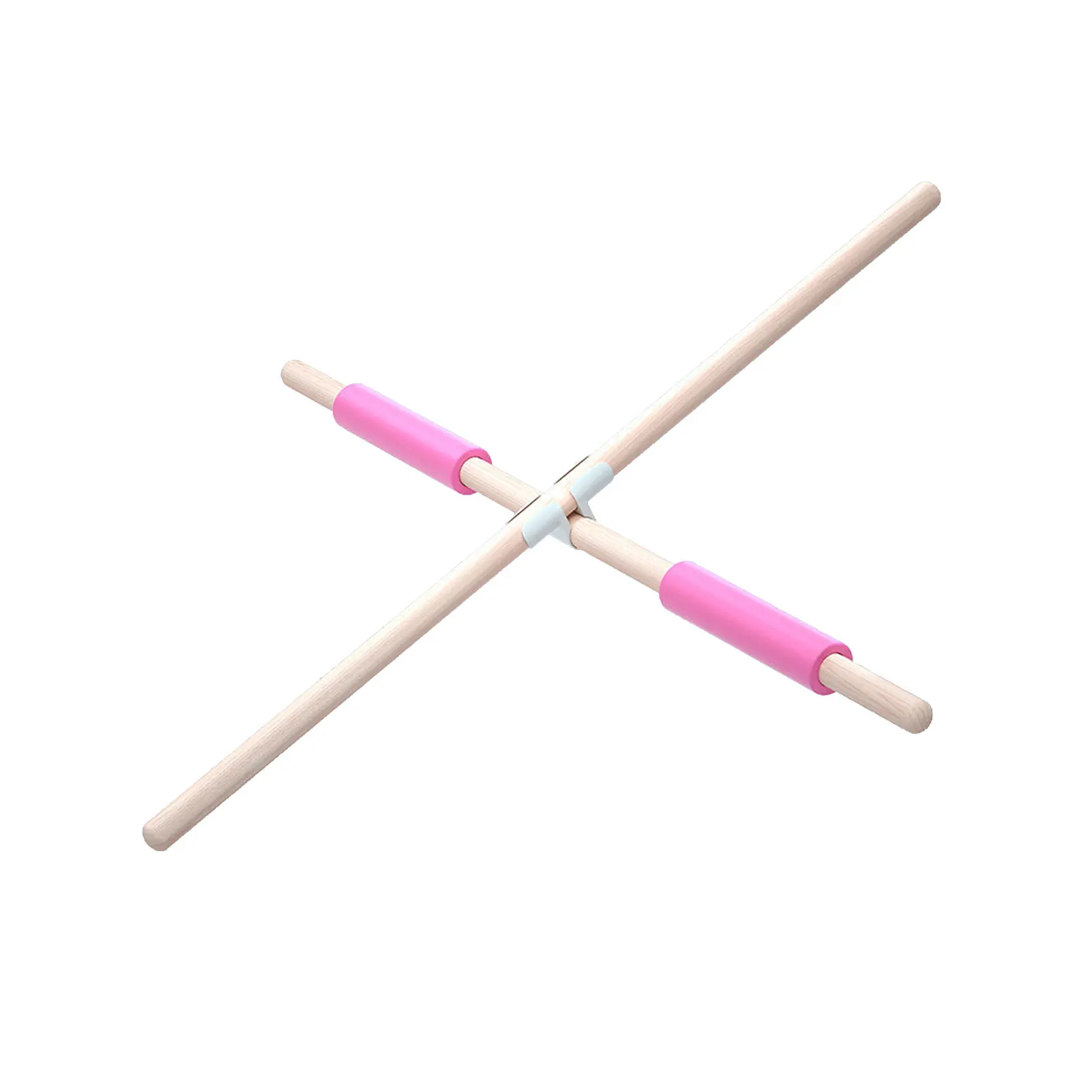 

2pcs/set Fitness Yoga Stick Body Shaping Detachable Correction Simple Multifunctional Open Shoulder Home Wooden Humpback
