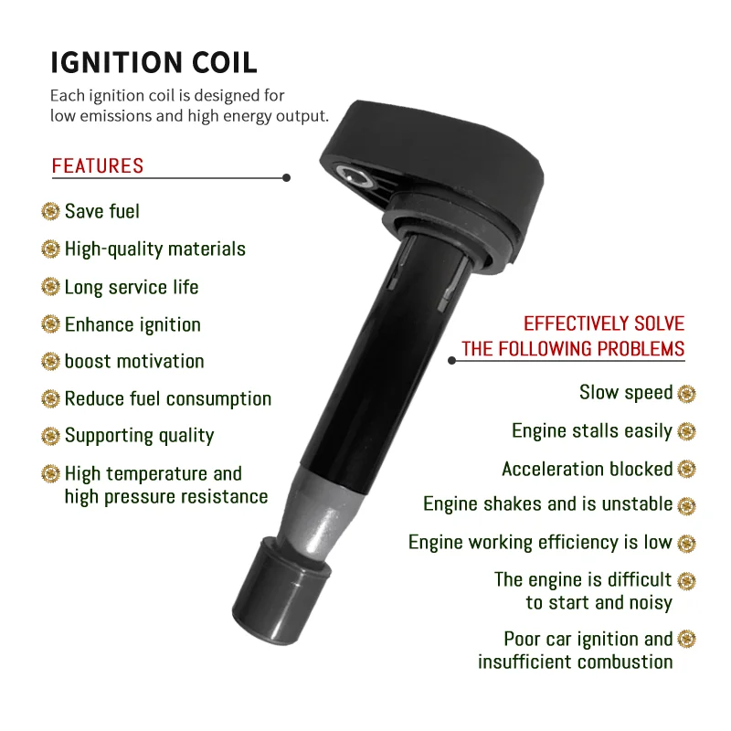 1 шт. Катушка зажигания для Honda Accord 3.0L Acura 3.5L 30520P8EA01 UF242 30520P8FA01