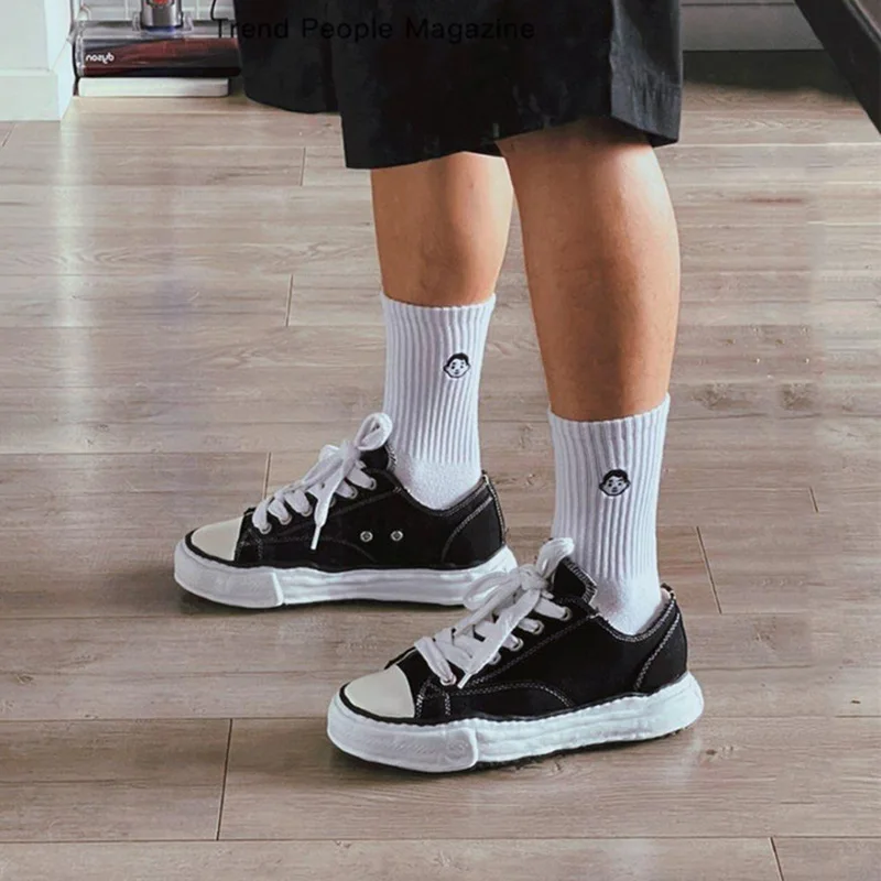 

Кроссовки мужские/женские парусиновые на толстой подошве, в стиле ретро