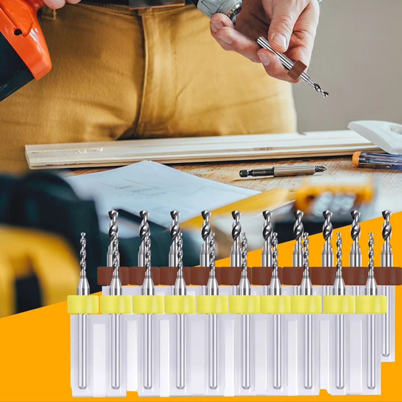 1 набор твердосплавных микро-сверл мини-сверла сверло для станка с ЧПУ печатной