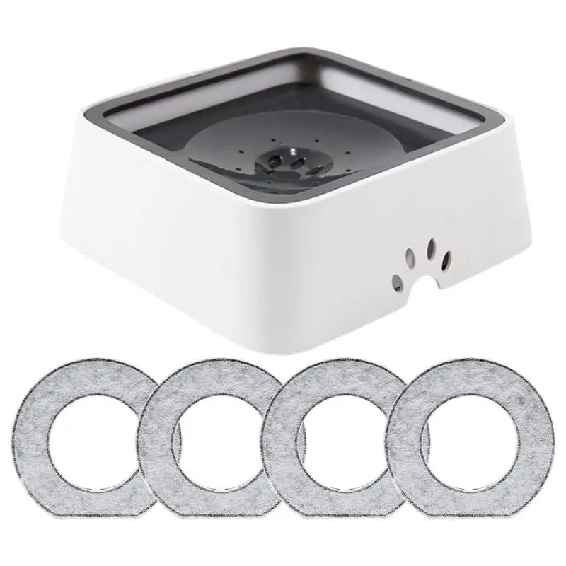 

No Splash Dog Water Bowl 84.54oz Floating Dog Food Bowls Spillproof Dog Bow Non-Slip Dog Bowls Pet Feeding Container For Food