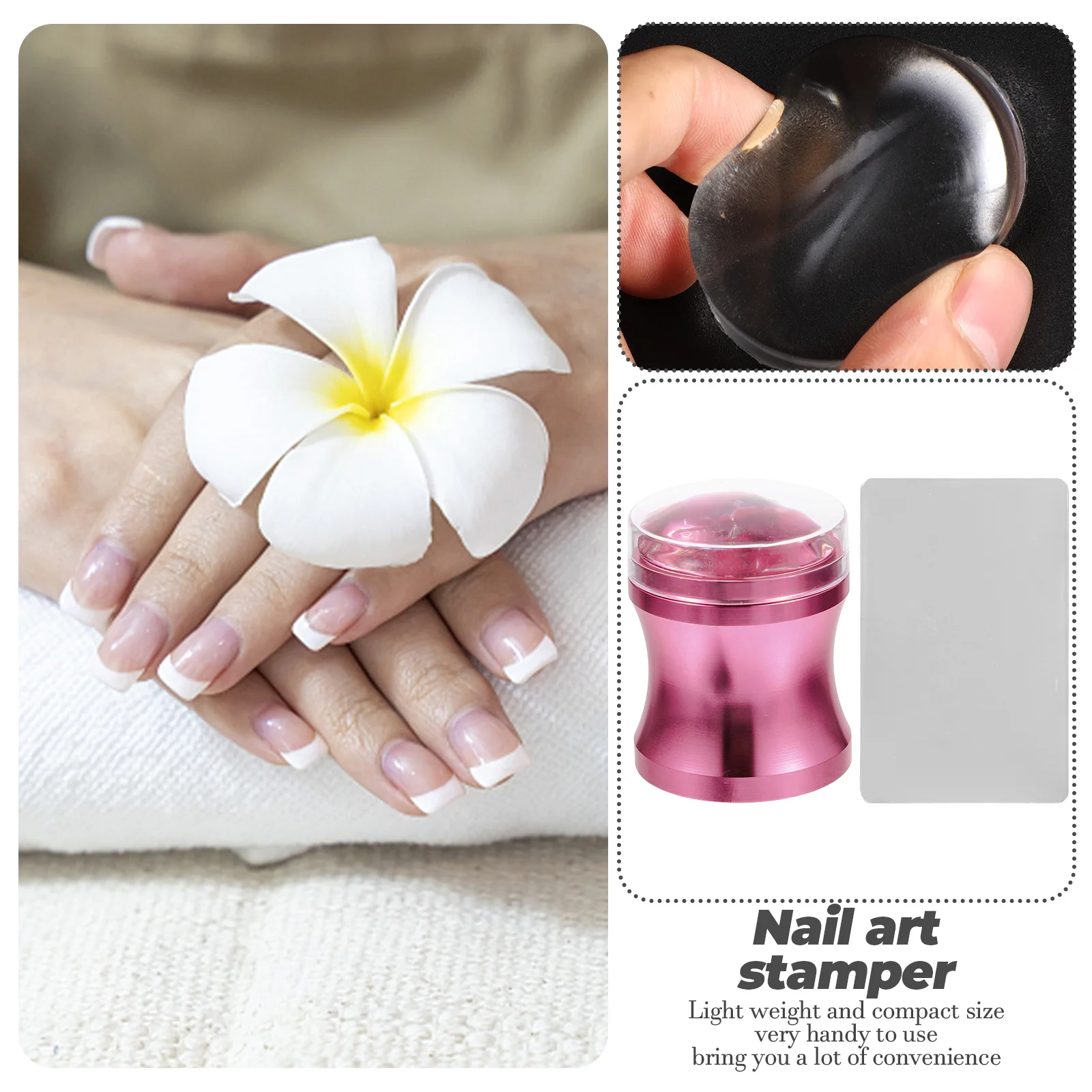 Набор для ногтей маникюрные инструменты силиконовый штамп детский гель