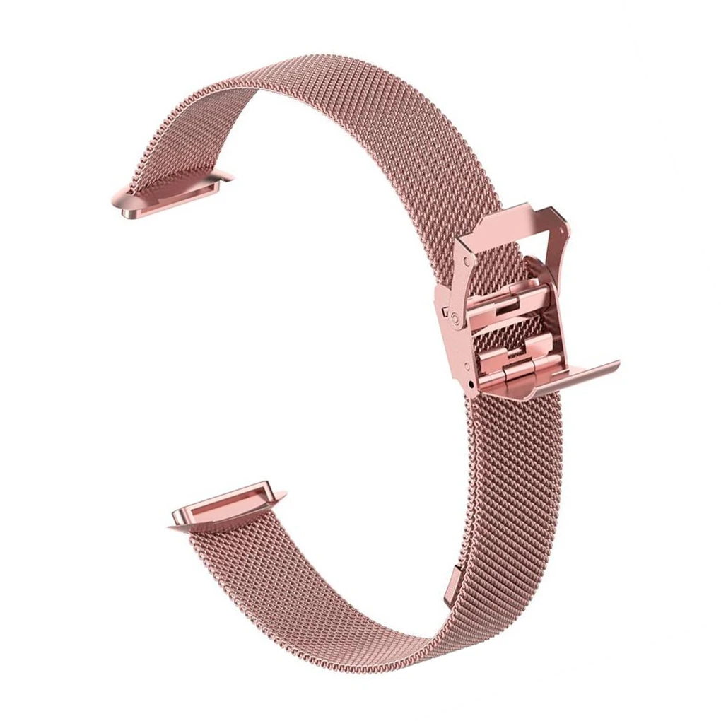 

Sports Watch Band Mesh Replacement Belt Adjustable Loop Breathable Wristband Bracelet Women Fitness Accessories Silver