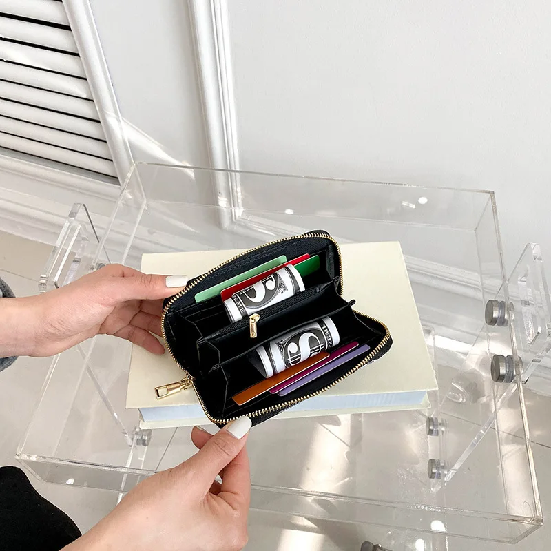 2023 New Portable Women Bag Wallet Zebra Stripe Fashion Personalized Wallet