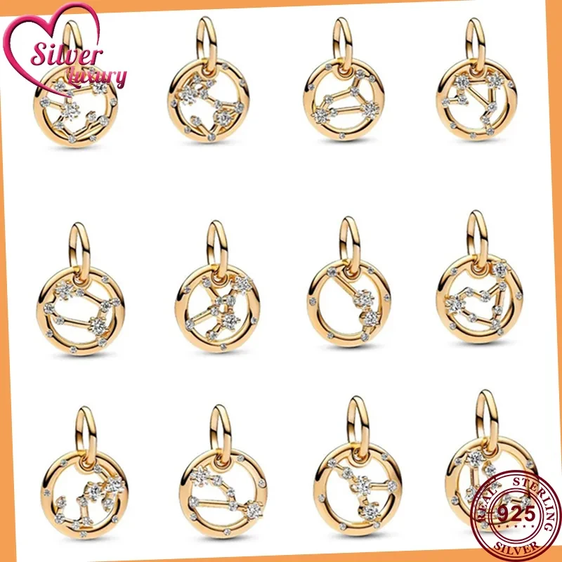 

2023 New Pendant Constellation Constellation Diamond Sparkling Bling Elegant Exquisite Versatile DIY Jewelry