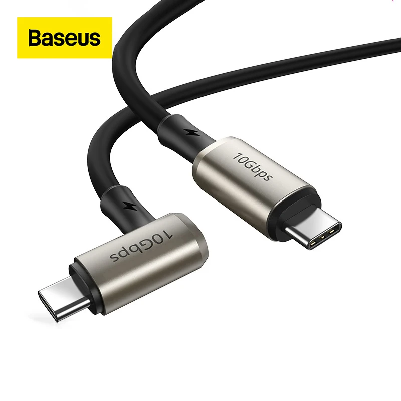 

Кабель Baseus PD 100 Вт с USB C на USB Type C для MacBook iPad Pro, кабель быстрой зарядки 4,0 Type C 3,1, совместимый с HDMI