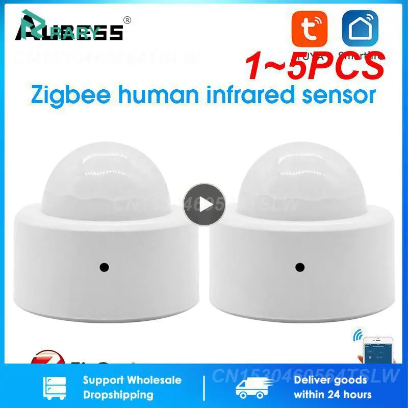 

Датчик движения человеческого тела Zigbee 3,0 Tuya Mini, инфракрасный детектор движения, умный дом, 1-5 шт.