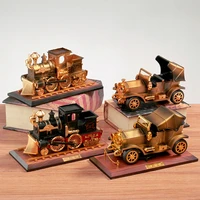 retro nostalgic classic car locomotive music box creative decoration ornaments childrens day boy toy birthday gift carousel
