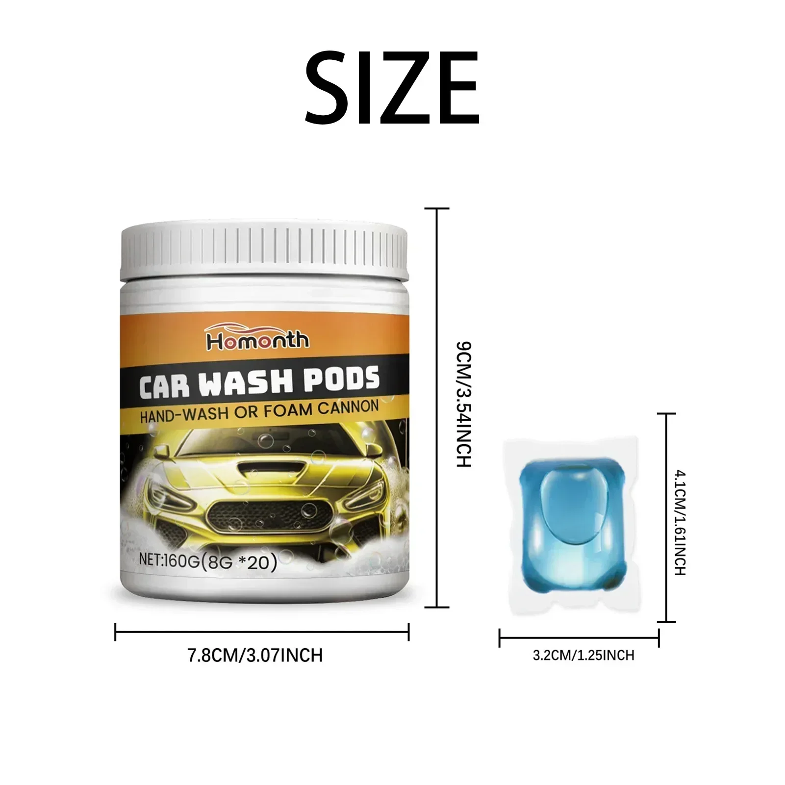 Растворимые капсулы для мойки автомобилей суперконцентрированная формула