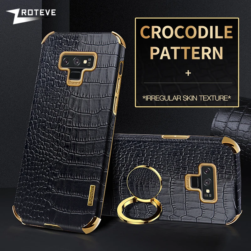 

For Samsung Note9 Case Zroteve Crocodile Pattern Leather Cover For Samsung Galaxy Note 9 8 10 20 Ultra Note8 Note10 Lite Cases