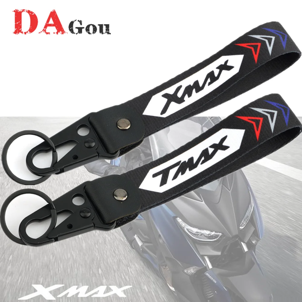 

Новинка 2023, брелок для ключей с вышивкой в виде мотоцикла, простой стиль, брелок для ключей с логотипом «X MAX» для YAMAHA X-MAX XMAX 125, 250, 300, 400
