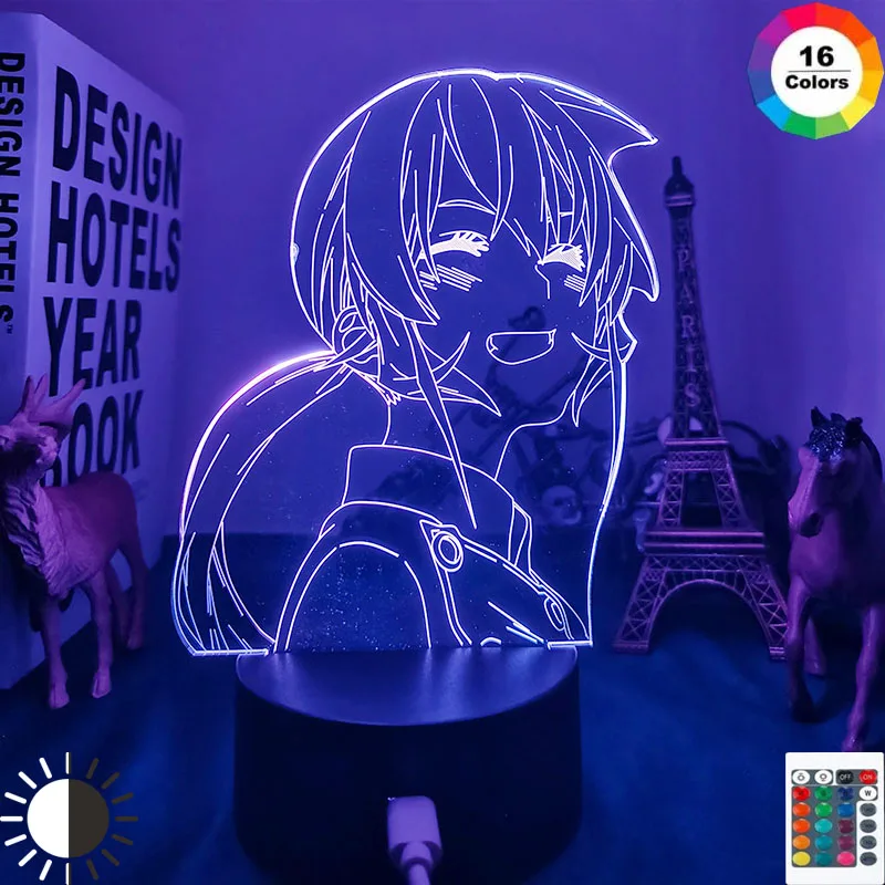 

Anime 3d Lamp Food Wars Shokugeki No Soma LED Night Light for Home Room Decor Nightlight Birthday Gift Erina Nakiri Light