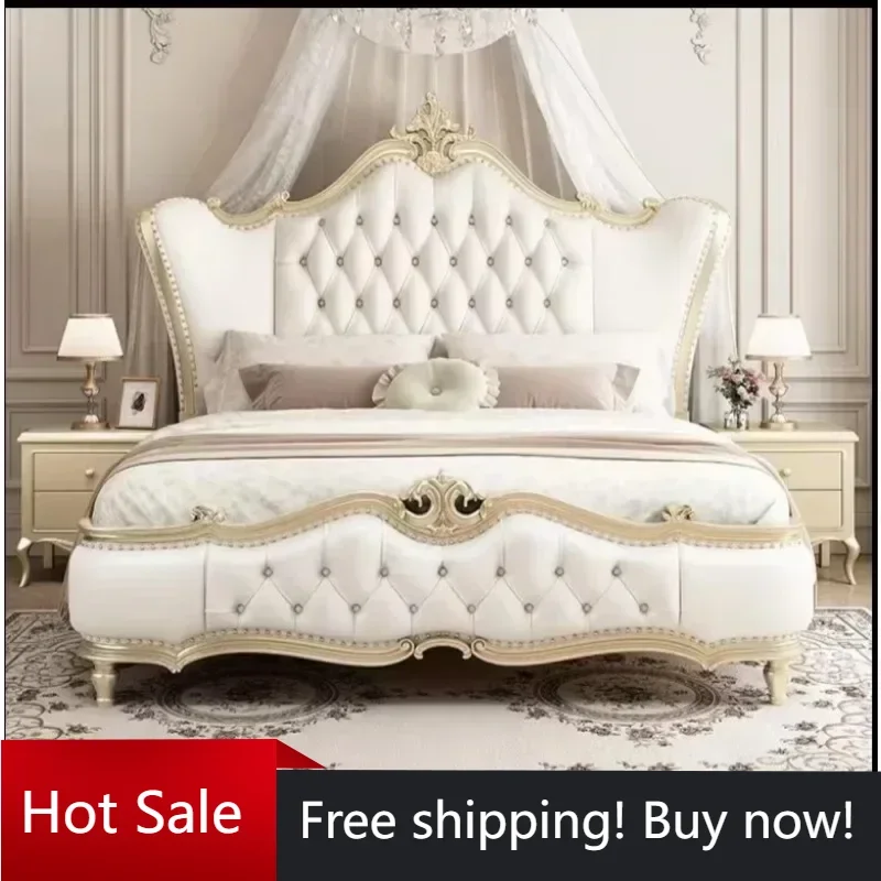 Роскошный каркас кровати изголовья деревянный мягкий для взрослых в стиле лофт