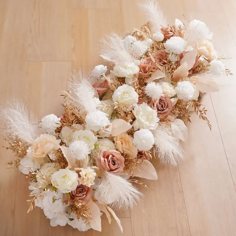 Фон для фотографирования с изображением цветов цвета розового золота