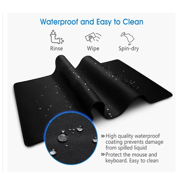 Giant Waves Mouse Pad Non-slip XXL Large Gaming Accessories Playmats Rug Japanese Style Moon Mouse Mat Keyboard Desk Mats Carpet images - 6