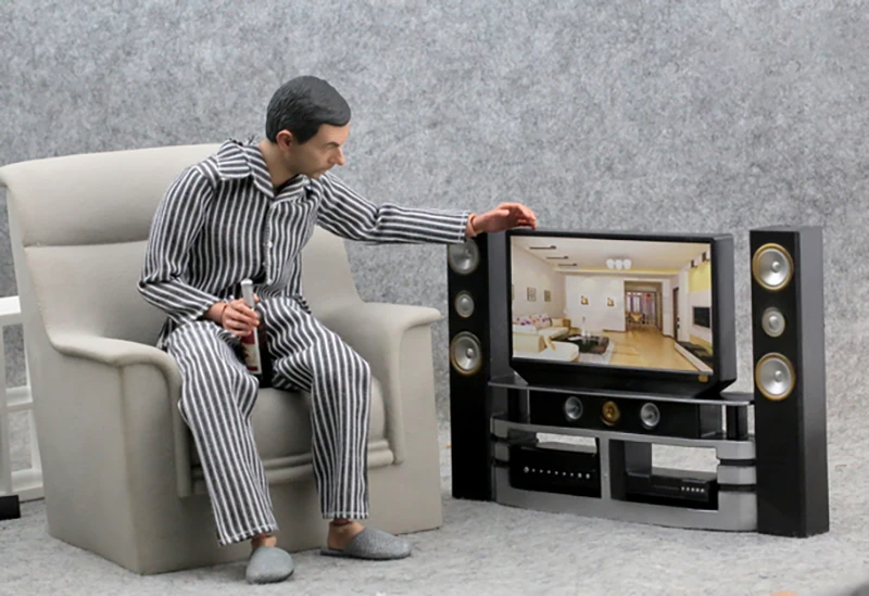 

Модели домашнего кинотеатра в масштабе 1/6 для 12 дюймов, фигурки, сцена, аксессуары «сделай сам»