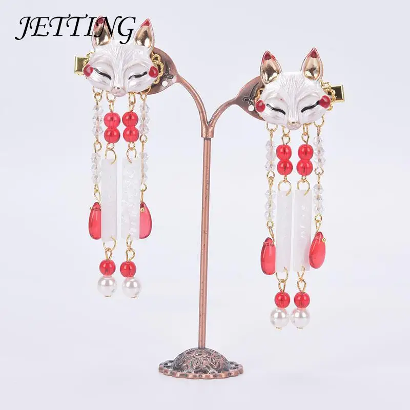 

Модный женский головной убор из японского аниме лиса Kawaii кисточка шаг встряхивание волос Девушка Одежда Аксессуары