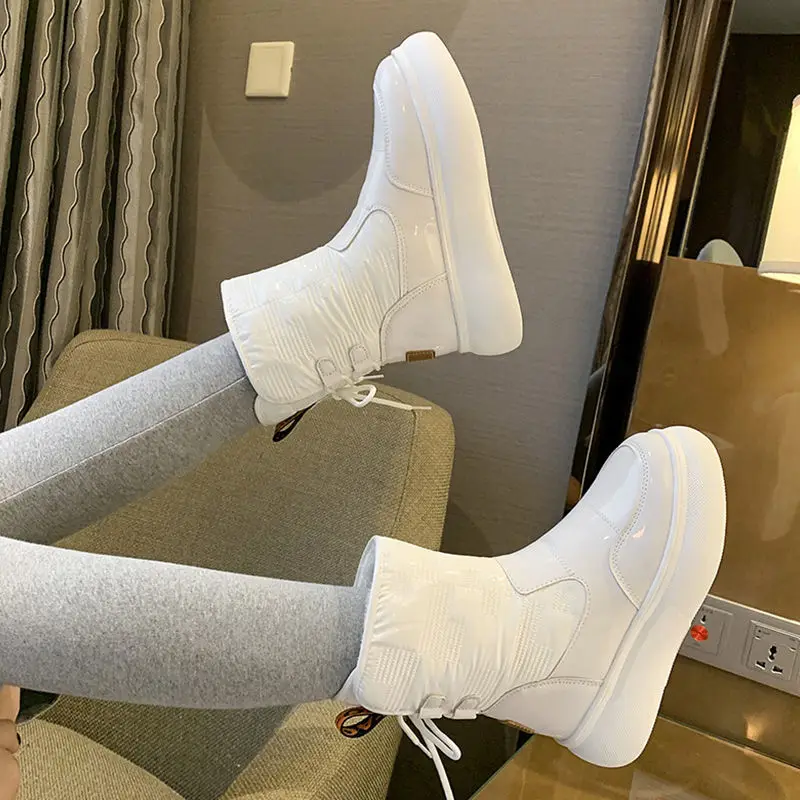 Women Snow Boots Winter Female Boots Thick Plush Waterproof Non-slip Thigh High Boots Fashion Warm Fur Woman Winter Shoes 2021