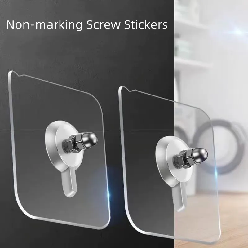 

10 шт., стикер, Не оставляющий перфорации, стикер, винт, самоклеящаяся стена, невидимая, без следов, жесткая стена, штукатурка