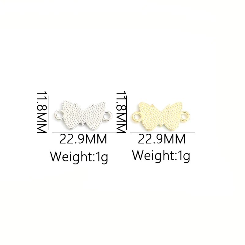 10 шт. забавные красочные эмалевые разъемы в форме бабочки трендовые печатные