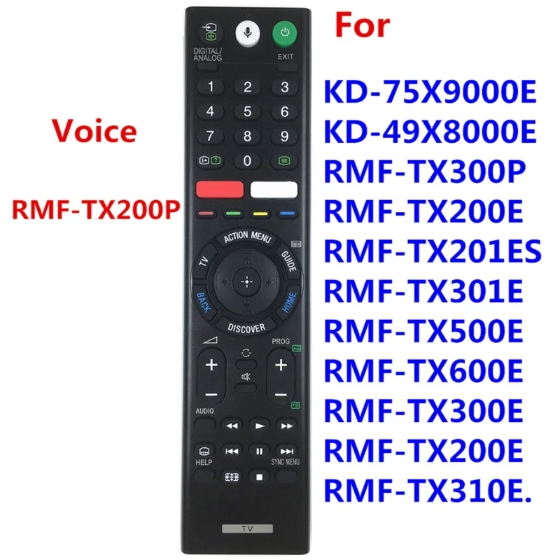 Пульт для телевизора RMF-TX200P Bravia KD-75X9000E KD-49X8000E RMF-TX300P Прямая поставка