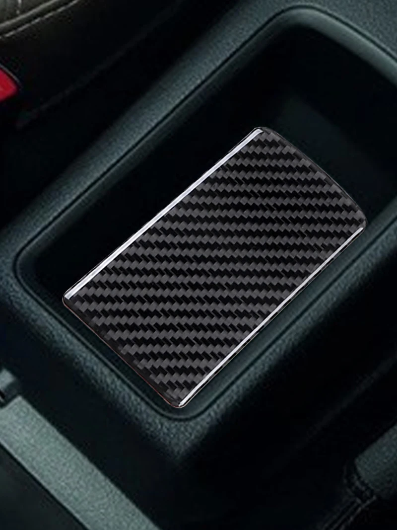 Центральная консоль из углеродного волокна для Toyota Hilux 2015-2021 коробка хранения