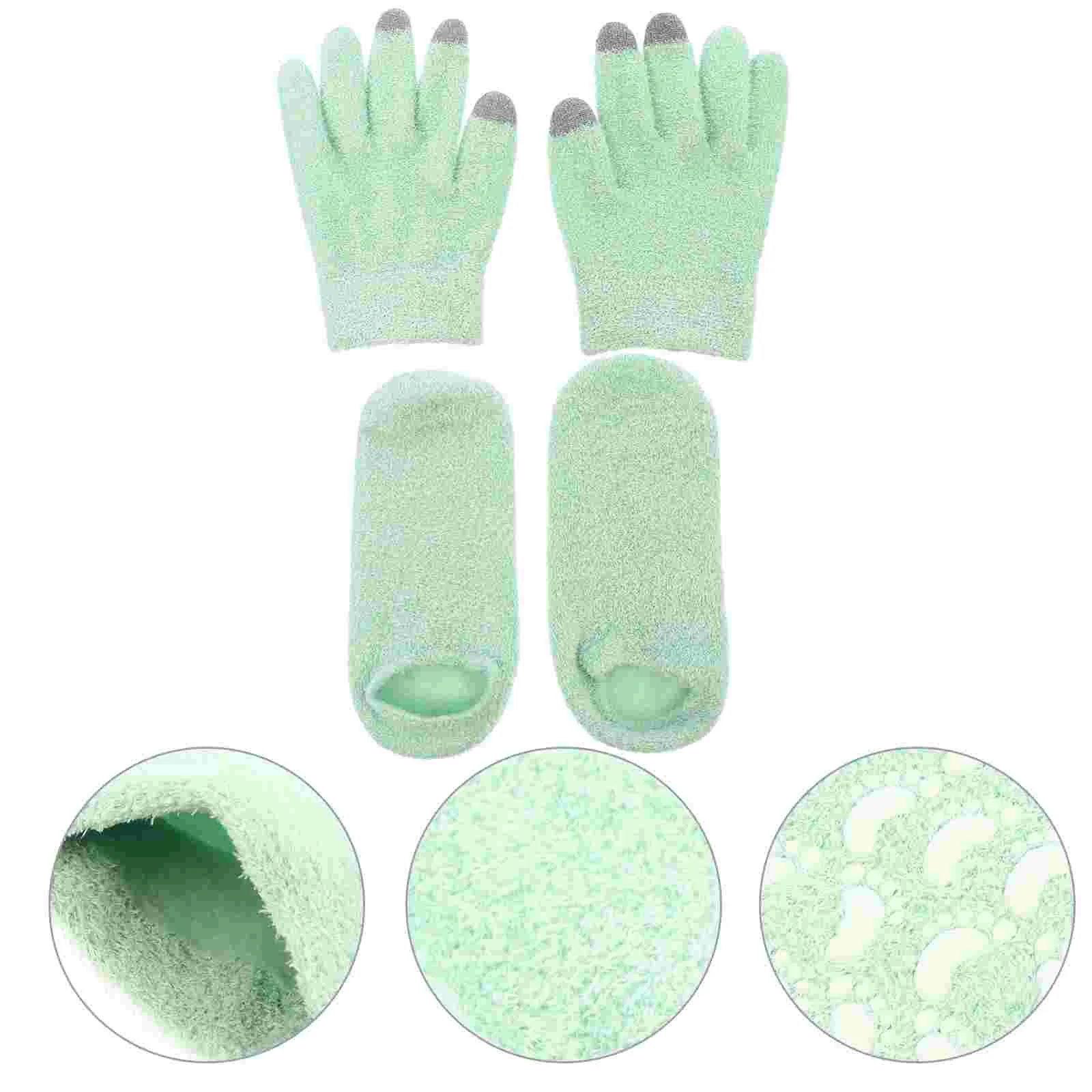 

Touch Screen Gloves Gel Skin Care Spa Socks Mens Grooming Kits Heel Accessories Man