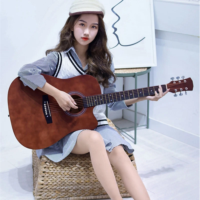 

Wireless Acoustic Guitar String 38 41 Inches Jazzmaster Guitar Case Children Bass Body Guitarra Acustica Guitar Custom Shop