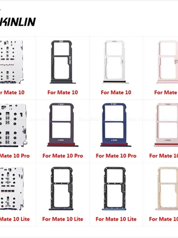 Лоток для SIM-карты Micro SD, адаптер, держатель контейнера, слот, разъем для чтения для HuaWei Mate 10 Pro Lite BLA-L29 L09 LA00