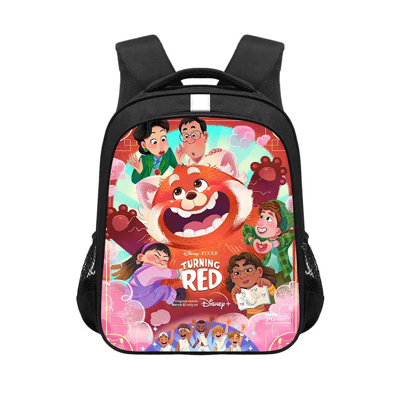 

2022 new Disney youth bear schoolboy backpack polyester large capacity Cute Panda cartoon backpack girl Leisure bag opening gift