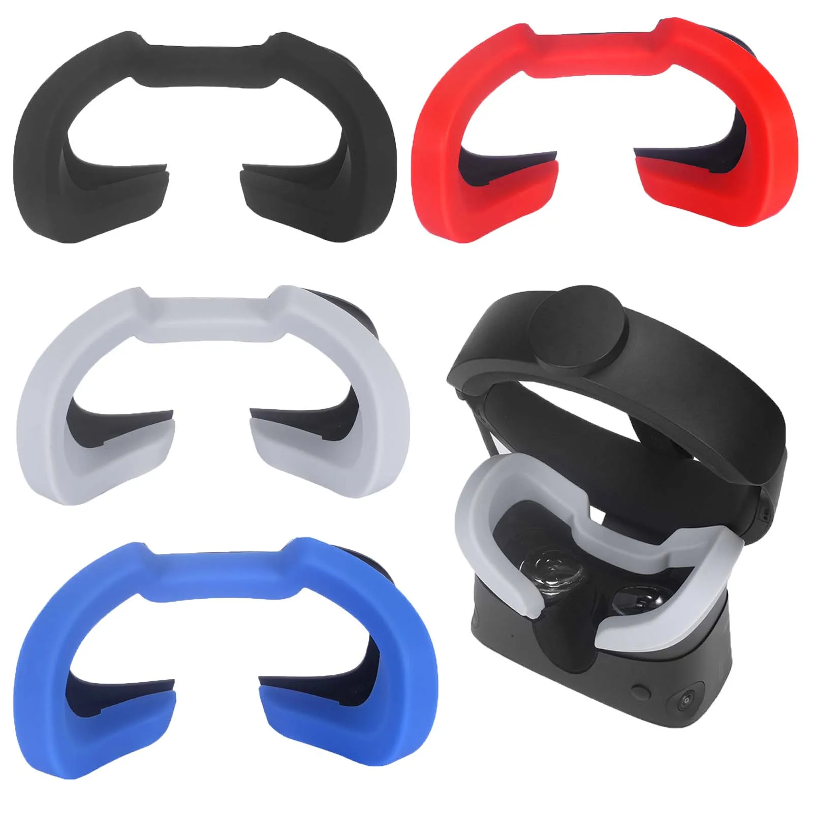 

Eye Mask Cover For Oculus Rift S VR Headset Glasses Silicone Anti-sweat Anti-leakage Light Blocking Eye Cover Pad Accessories