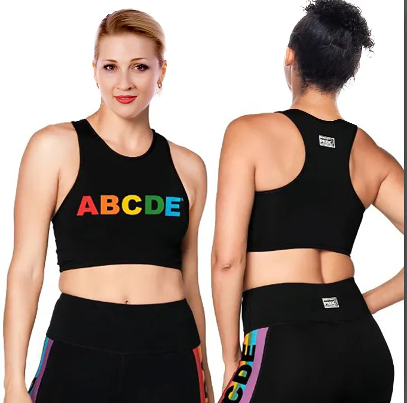 

ABCDE Yoga Dancing Sports Hanging Corset Bra b0376