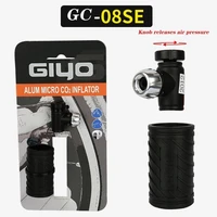 giyo gc 08se bike portable mini pump high pressure co2 inflator for schrader presta valve eieio bicycle accessories