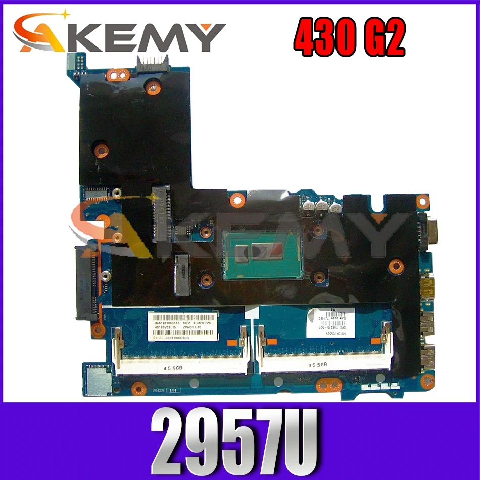 

Материнская плата для ноутбука HP Probook 430 G2 LA-B171P 774515-001 SR1DV Celeron 2957U, материнская плата, полный тест, 100% рабочий