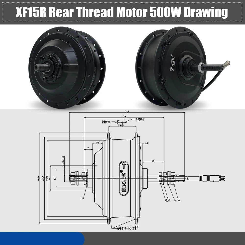 Мотор Колесо Переднее Модель Xf15f Купить