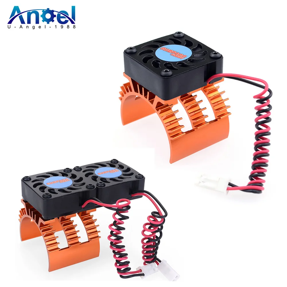 

30mm Double Motor Cooling Fan Heat Sink 21000RPM for 1/10 HSP RC Car Modified 540 550 3650 3660 3670 3674 Series